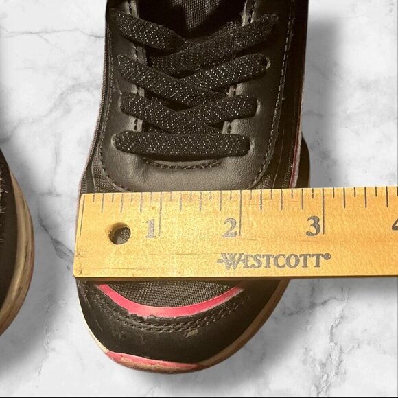 Fuse 53 Black & Pink Girls Athletic Sneakers Size 1 - Picture 7 of 13